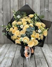 Букет цветов из:  Розы и Лизиантусы #REPLACE_PRED# Верхней Салде