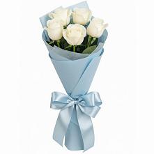 Букет 5 Белых роз Проуд #REPLACE_PRED# Верхней Салде