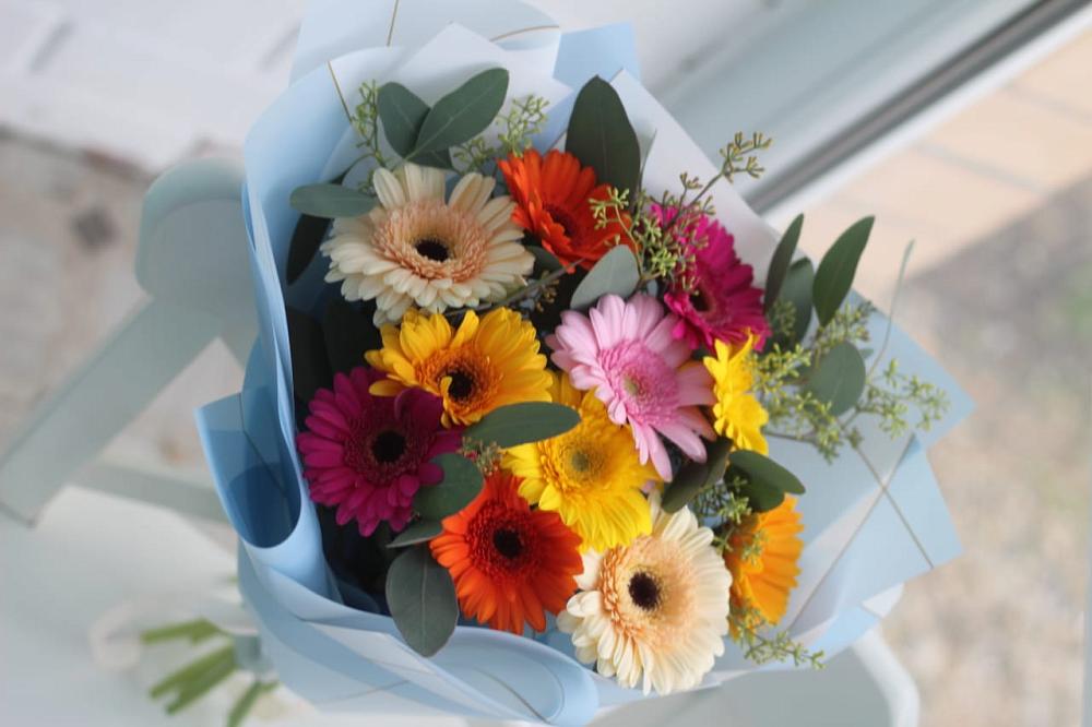 Букет цветов из: Герберы в Верхней Салде