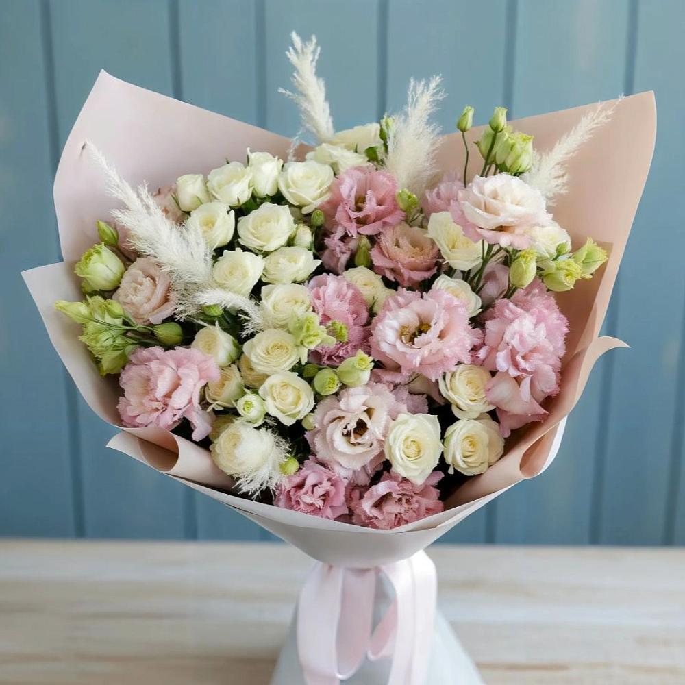 Букет цветов из: Альстромерии и Розы в Верхней Салде