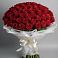 Букет 101 Красная роза Блэк Мэджик в Верхней Салде