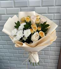 Букет цветов из:  Розы и Хризантемы в Верхней Салде
