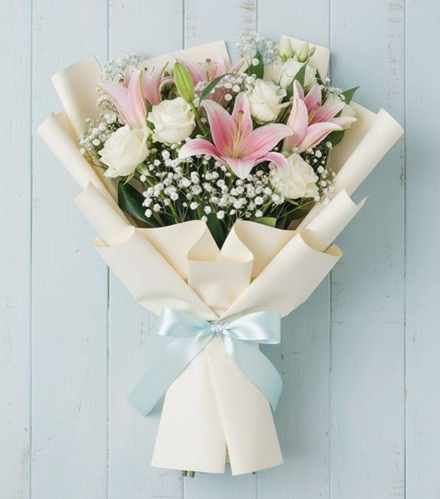 Букет цветов из: Лилии в Верхней Салде