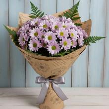 Букет цветов из:  Хризантемы #REPLACE_PRED# Верхней Салде