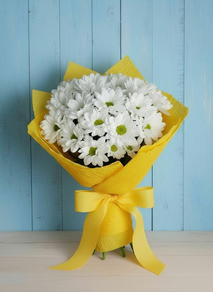 Букет цветов из: Хризантемы в Верхней Салде