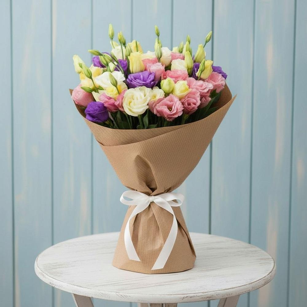 Букет цветов из: Лизиантусы в Верхней Салде