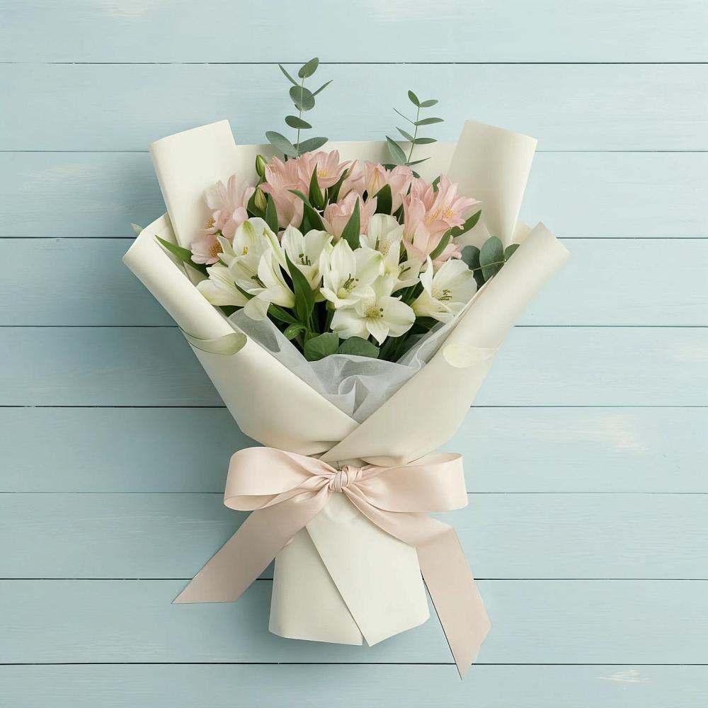 Букет цветов из: Альстромерии в Верхней Салде