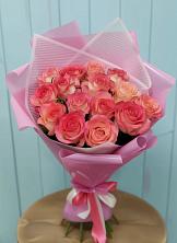 Букет 15 Розовых роз Равель в Верхней Салде