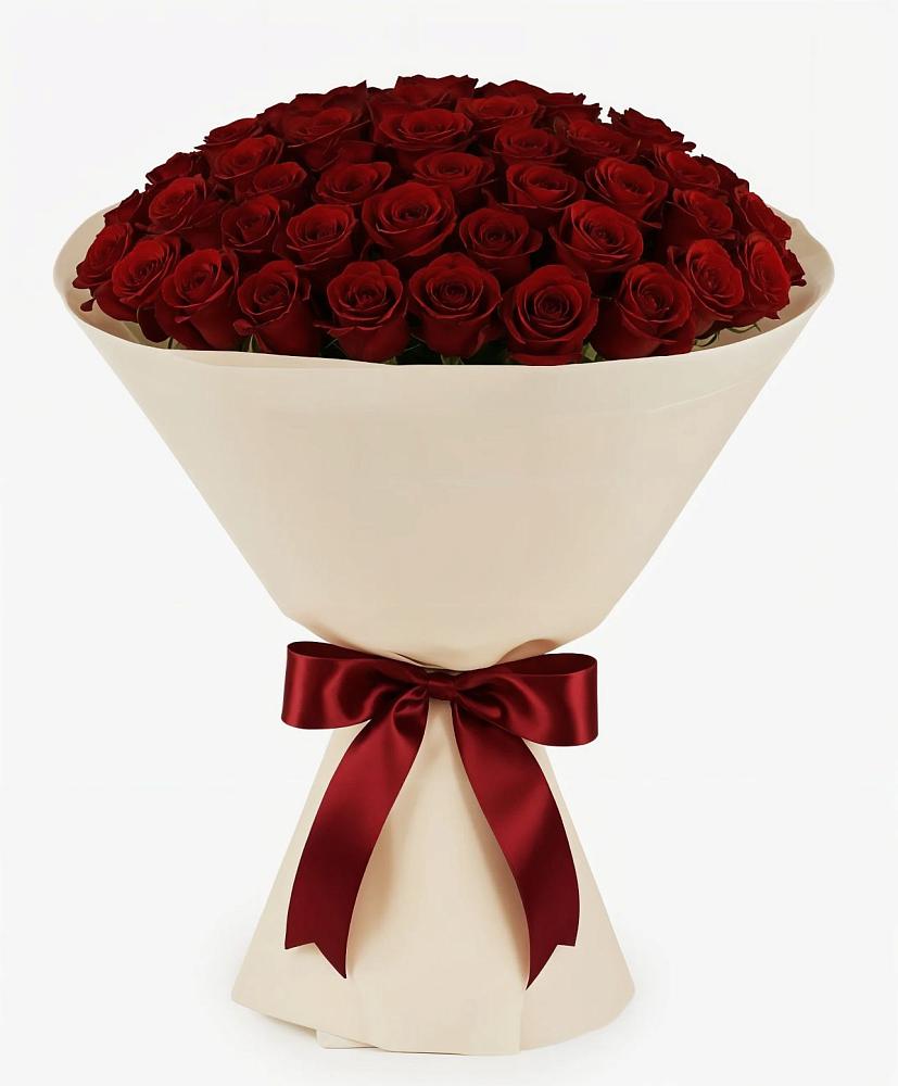 Букет 101 Бордовая роза Блэк Бакарра в Верхней Салде