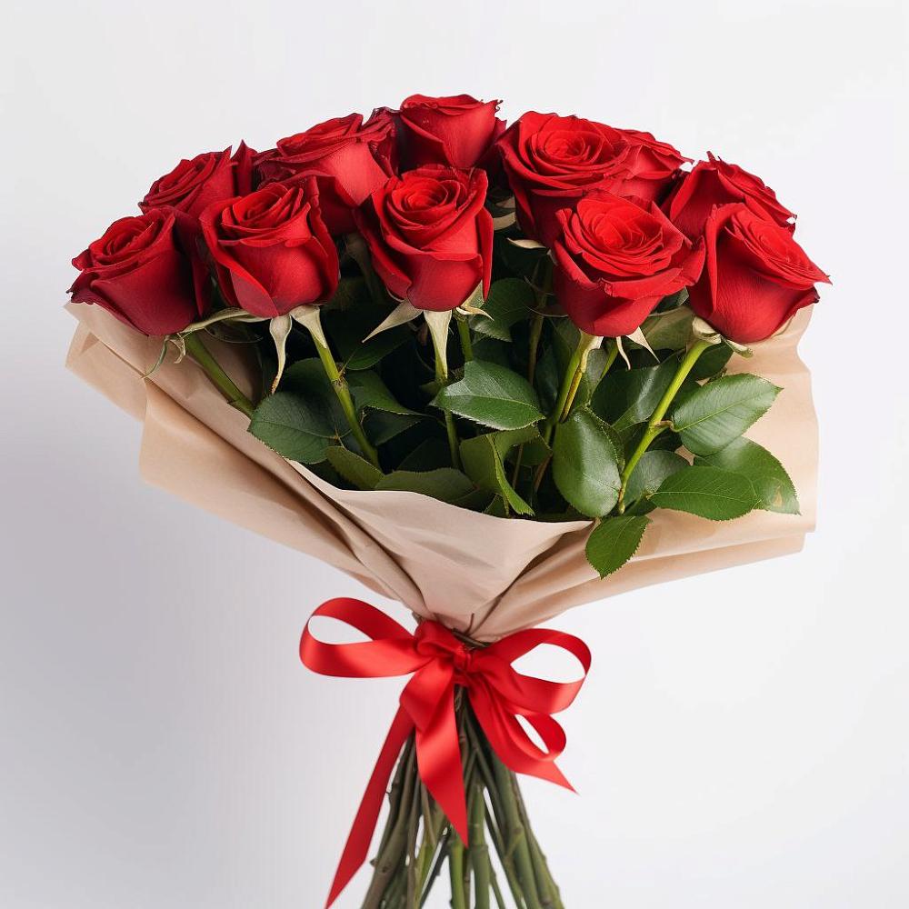 Букет 11 Красных роз Эдлесс Лав в Верхней Салде