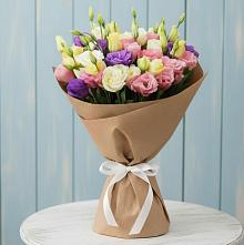 Букет цветов из:  Лизиантусы в Верхней Салде