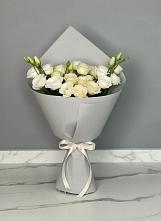 Букет цветов из:  Розы и Лизиантусы #REPLACE_PRED# Верхней Салде